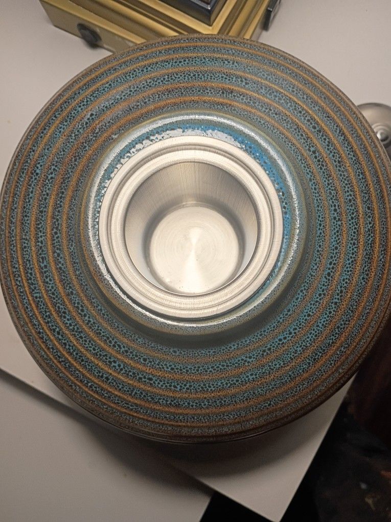 Brand New Ceramic Tabletop Fire Pot / Fire Bowl – Indoor & Outdoor Use