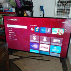 Nice 50in TCL Roku Smart TV
