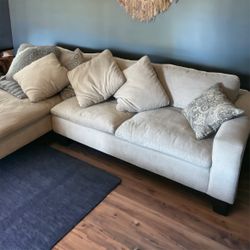 Free Delivery Cream Cloud Couch Sectional 