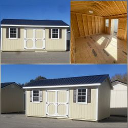 12x20 Storage Building - No Credit Check Rent To Own Or Cash Buy 