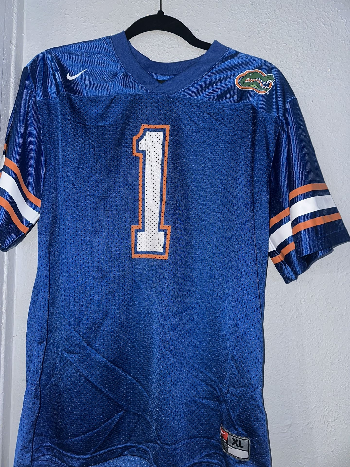 FLORIDA GATORS Nike #1 FOOTBALL Blue JERSEY XL (20) U of Florida
