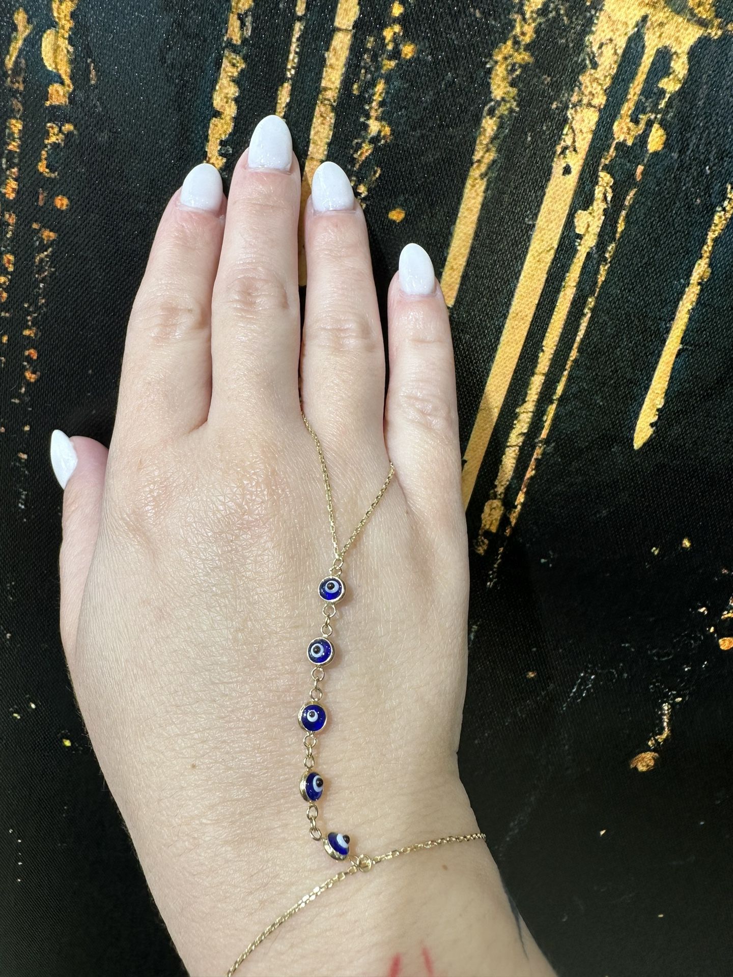 14k EVIL EYE BRACELET