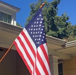 New Wood Flag Poles