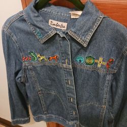 Lightweight Southwestern Jean Jacket