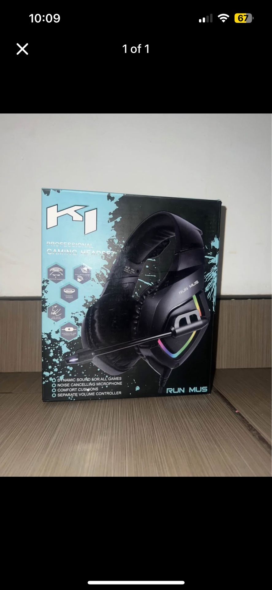 RUN MUS Gaming Headset