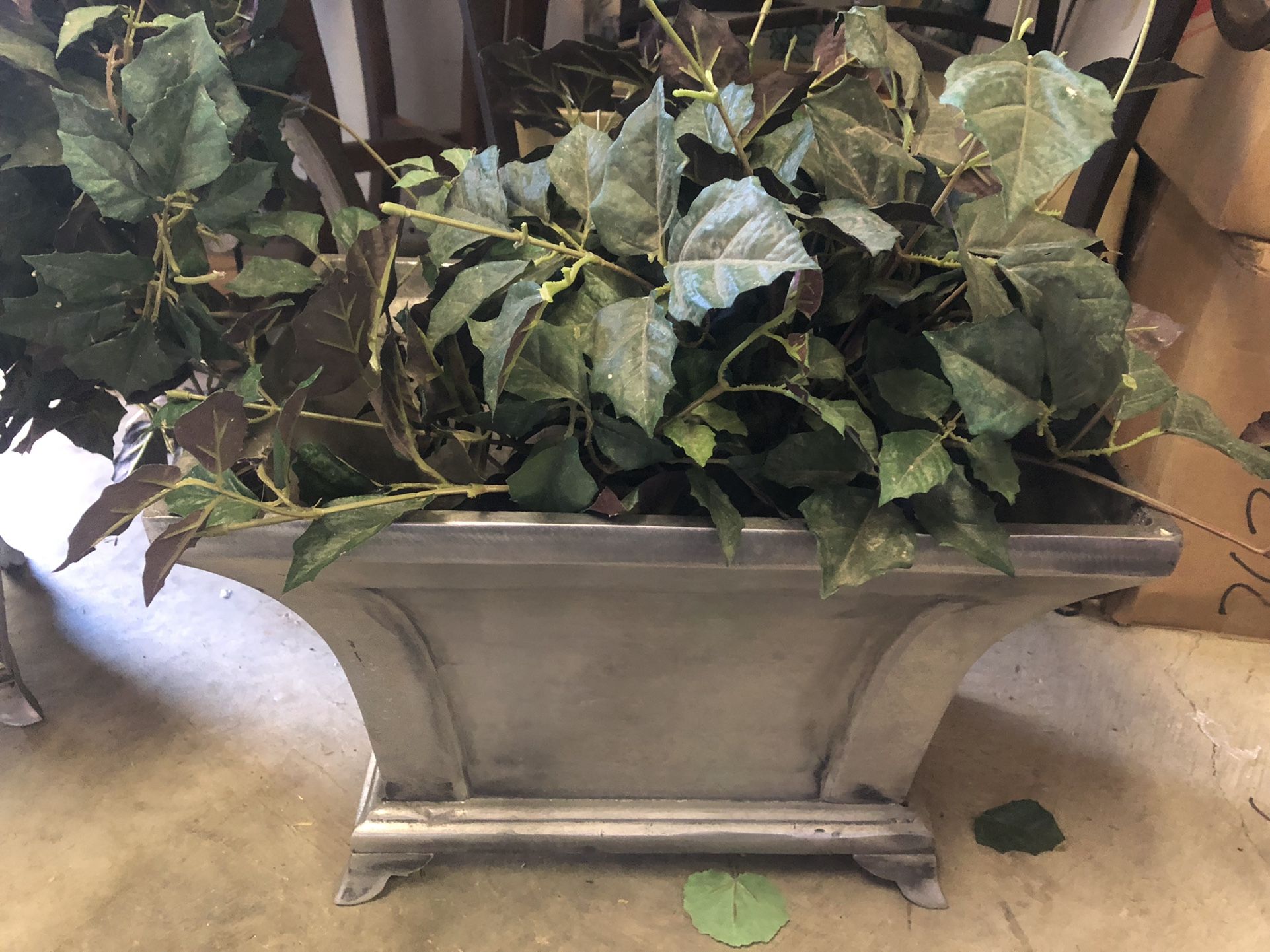 Fake Plant In heavy Duty Expensive Container!lant &