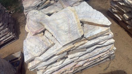 Cream rainbow flagstone