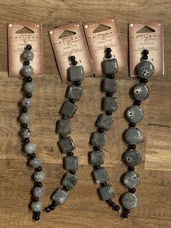 Ceramic Beads - FOUR 7” Strands (3 different styles)
