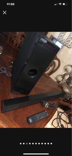 Sony Soundbar with Subwoofer and Remote