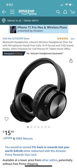 Bluetooth headphones