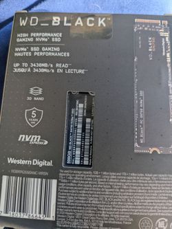 WD Black SN750 500GB NVMe SSD
