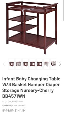 Infant Baby Changing Table