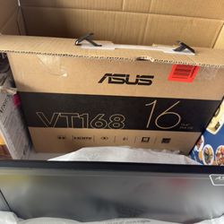 Asus 16” VT168 10pt Touch Screen Windows 10 Monitor 