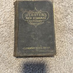 1920s Webster’s Dictionary 