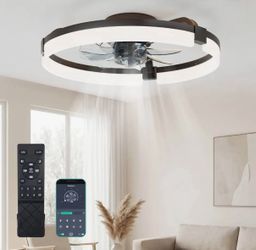 Ceiling fan with led light and Bluetooth