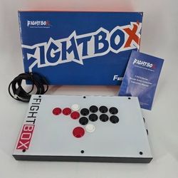 Fightbox All Button Arcade Controller PS4, PS3, PC F-8PC With Box Cords And Manual (#26326)