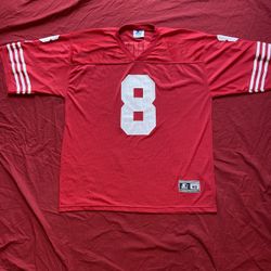 Men's Steve Young San Francisco 49ers Jersey Vintage Starter Size XL Red