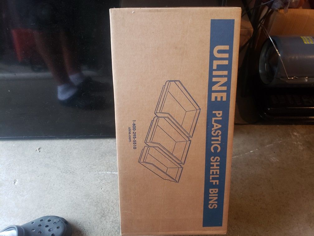 Uline Storage Bins Brand New