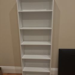 White Bookshelf $20