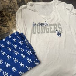 Dodgers Women Pajamas 