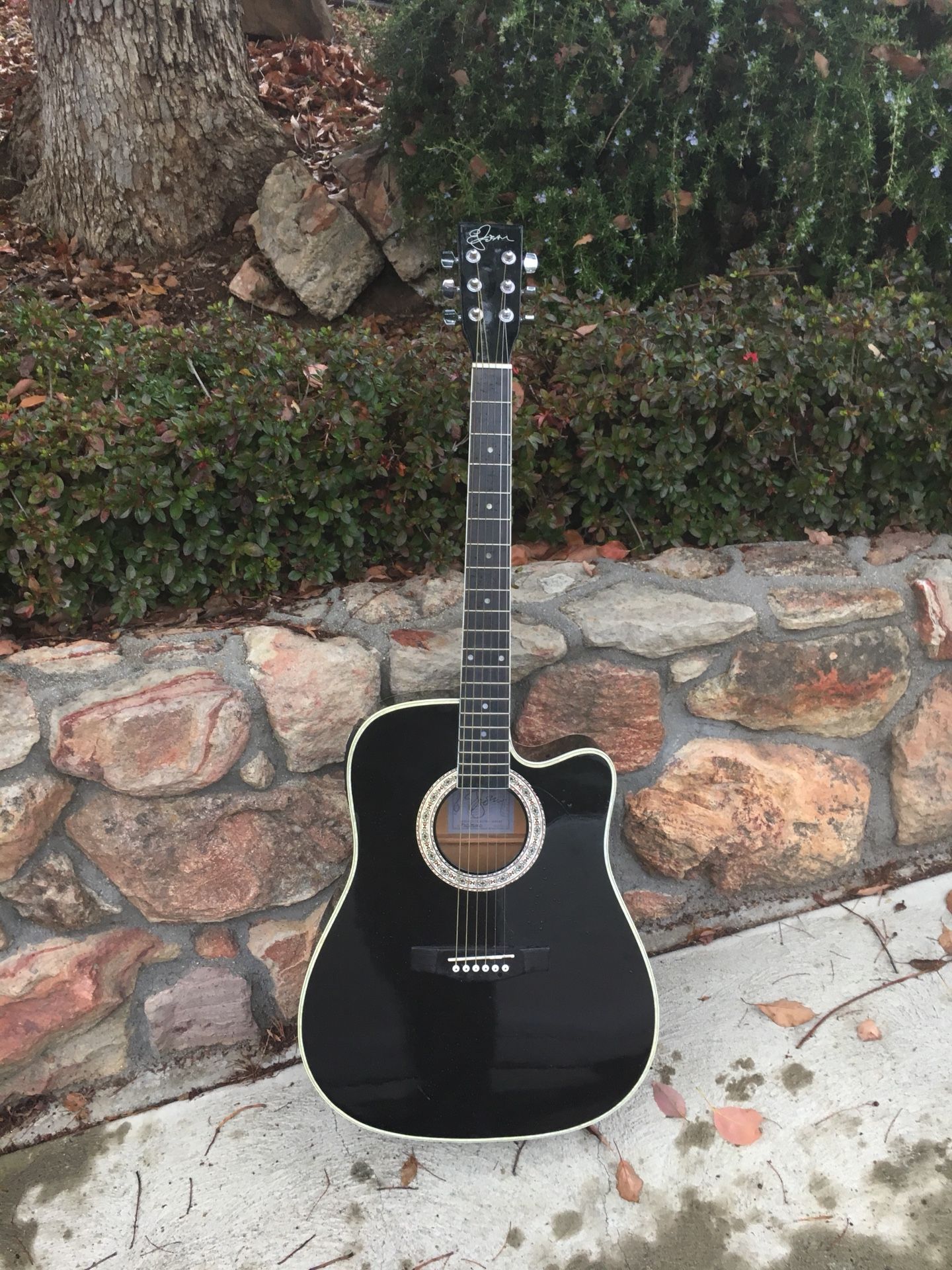 American Legacy “midnight steel” limited edition Esteban acoustic electric guitar #9712/25,000