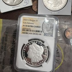 Graded Morgan Dollar PF70 Ultra cameo