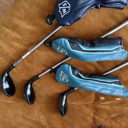 Wilson D9 Ladies Hybrid Golf Clubs - 7, 6 And 5