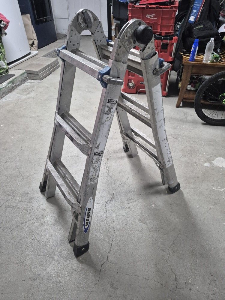 Werner Telescoping Multi- Ladder 13 Foot