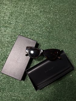 Saint Laurent Cat-Eye Sunglasses with Case