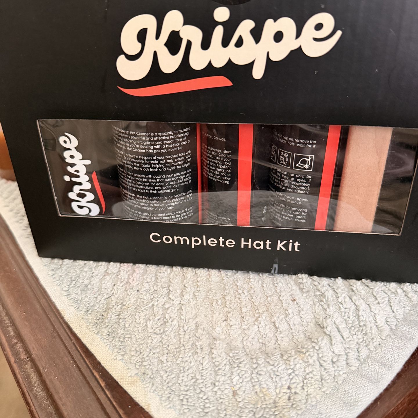 Krispe Hat Complete Cleaning kit Unopened