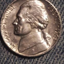 1963 Mint State Jefferson Nickel 5 Full Steps