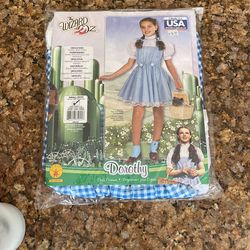 Girls Wizard of Oz Dorothy Costume