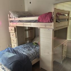 Bunk Bed With Mattresses 