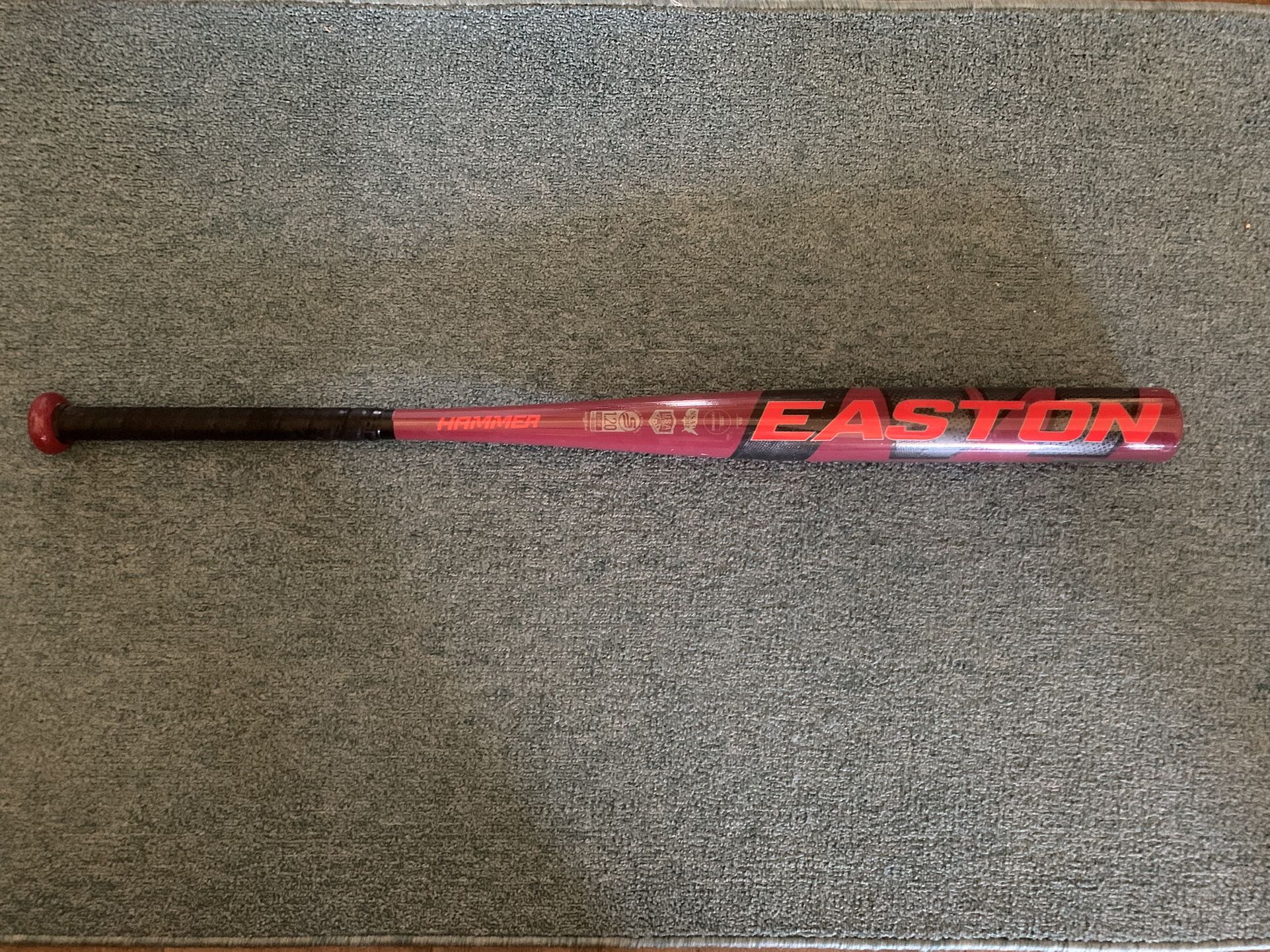 Batte de softball Easton Hammer modèle SK2 34/28 oz 2 barils 1/4 bleu