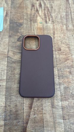iPhone 15 Pro Max OtterBox Case Leather