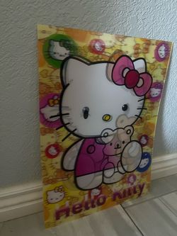 Hello Kitty 3D Changing Holographic Poster-Changes To 3 Different Images