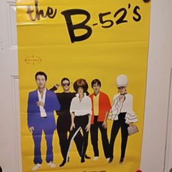 Vintage B52 Original Store Promo Poster