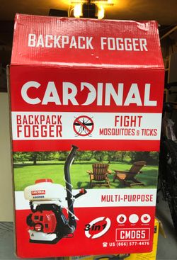 Cardinal backpack Fogger used once