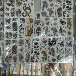 Water Tattoo Scratc Offs