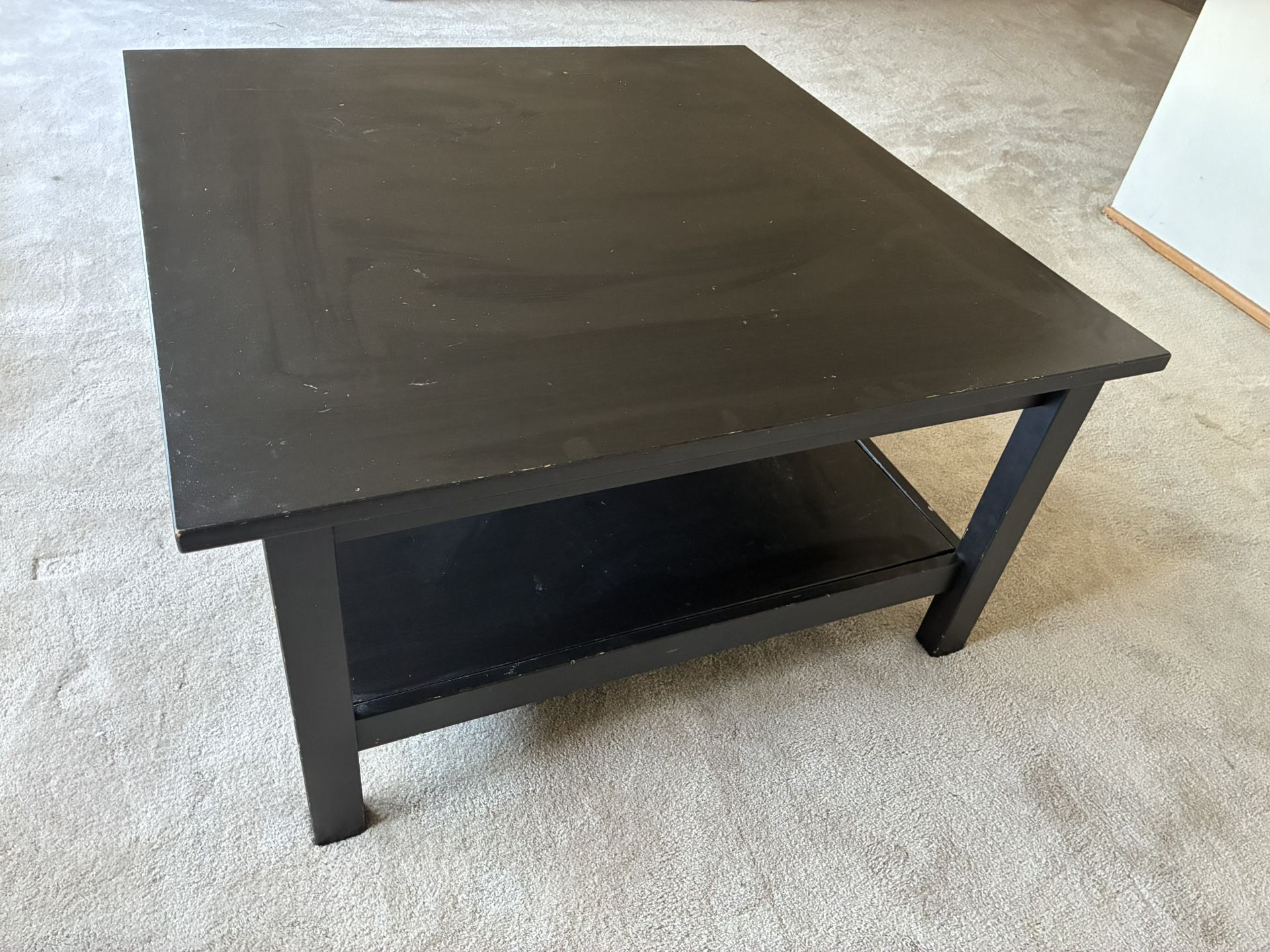 IKEA Square Expresso Black Coffee Table 