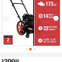 Legend Force.  Gas Walk Behind String Trimmer/Mower.