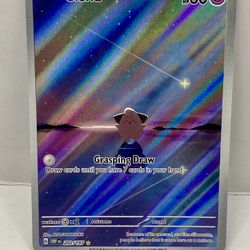 Pokémon TCG: Cleffa 202/197 Obsidian Flames Illustration Rare Full Art Holo Mint