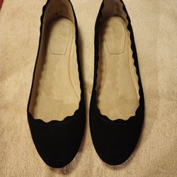 Kelly And Katie Black Flats
