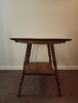 Wood Side Table