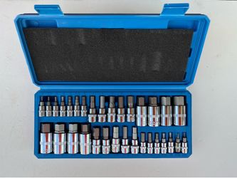 Metric & SAE Combination Hex Bit Socket Set (32-Piece)