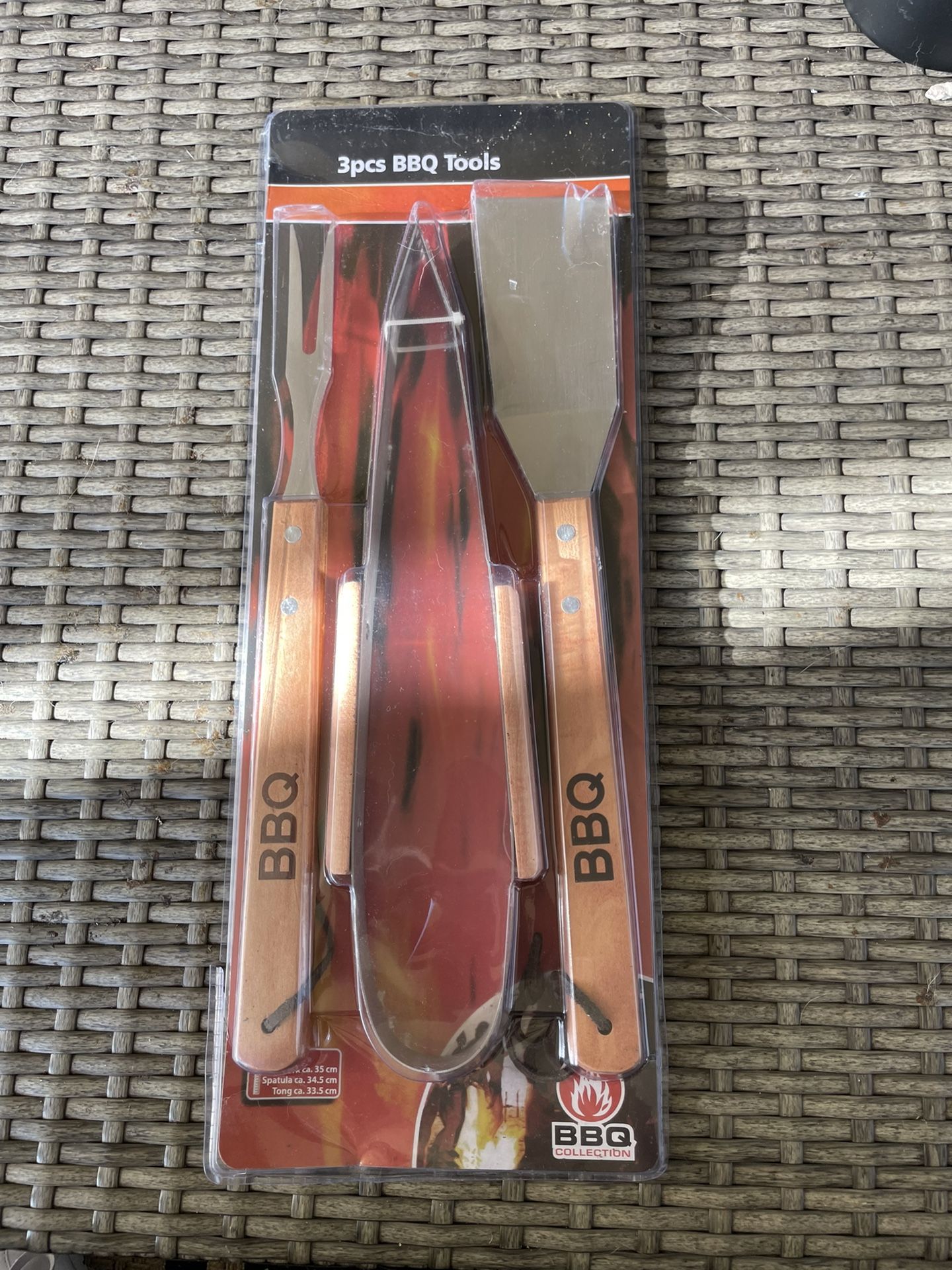 New 3 PC BBQ Grill Set