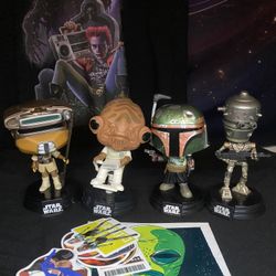 🟢 4 Funko Pops ( StarWars)