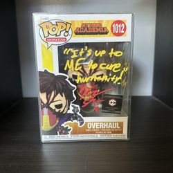 Overhaul Funko Pop Signed 