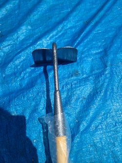 6" Gardening Hoe with Wooden Handle