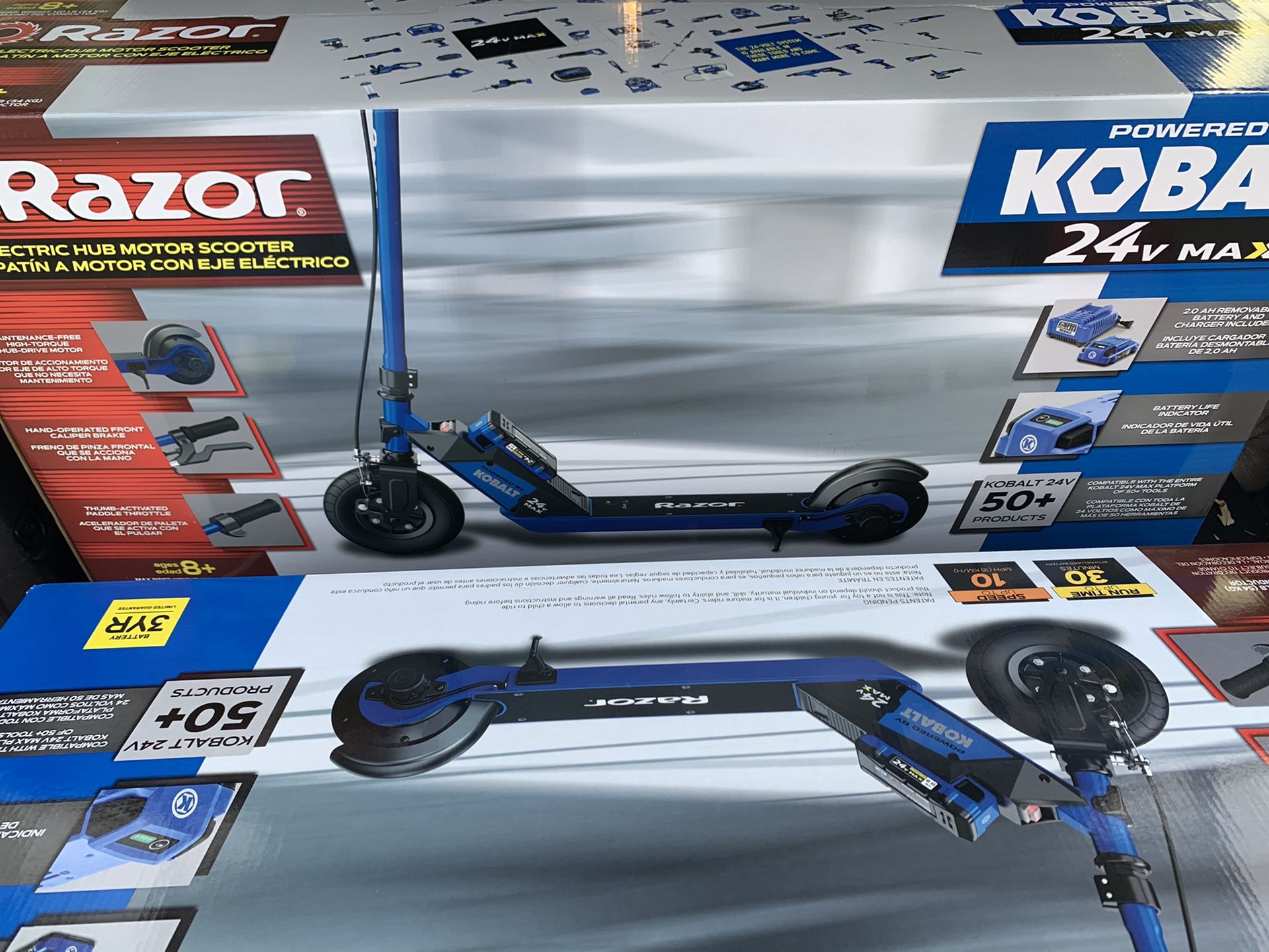 Razor Scooter Collab Kobalt Drill Battery Powered Kids Scooter for Sale